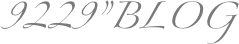 9229”BLOG